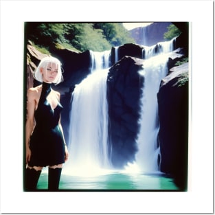 Waterfall felicia Posters and Art